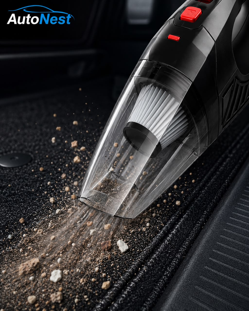 AutoNest™ TurboVac Pro | 120W Cordless Car Vacuum Cleaner