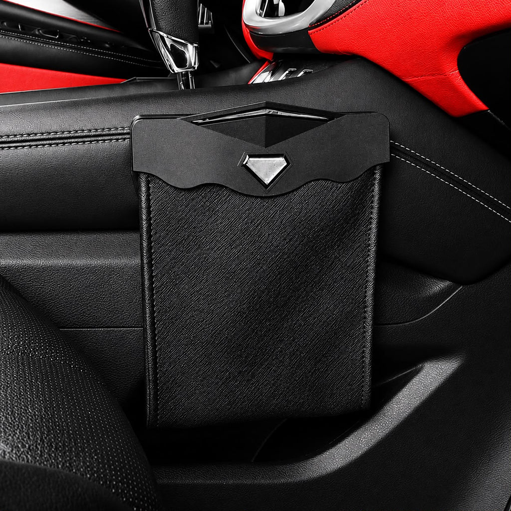 AutoNest™ LED Magnetic Car Trash Bin